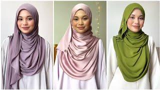 Full Coverage Stylish Hijab Tutorial । Cute Hijab Style । New Hijab Style 2024 ।