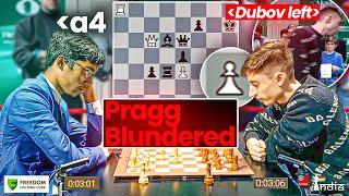 The most excited you will see Daniil Dubov after a game | Pragg vs Dubov