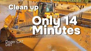 Only 14 Minutes. Washing heavy equipment. Cat D8T Dozer