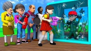 Scary Teacher 3D vs Squid Game 2 Help Nick escape  from Magic Pool 5 Time Challenge