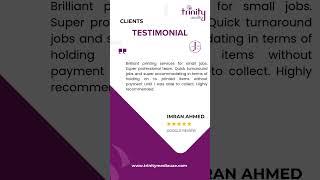 Trinity Client Testimonial - Trinity media - #advertising -#media