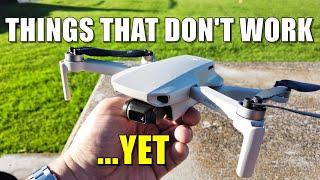 MAVIC MINI Quickshots "HIDDEN FEATURE" Doesn't Really Work ...Yet! - (Active Tracking Flight Test)