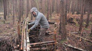 5 Bushcraft Shelters - Full Camp Builds Start to Finish