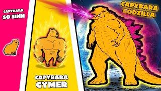 PobbRose Capybara VÔ TRI vs Capybara GODZILLA !!! (PobbRose Capybara) | Capybara merge evolution 