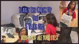 HOW GOOD ARE YOUR EYES? | 8 YEAR OLD EYE CHECK UP @SpecsaversOfficial @SpecsaversAUOfficial