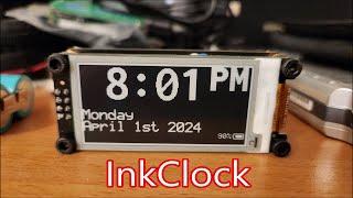 InkClock Project Sponsored by NextPCB!