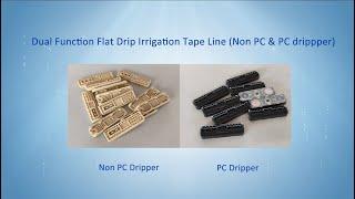 AAS Dripper PC &NON PC Flat Drip Irrigation Tape Production Line (KAIDEMAC)