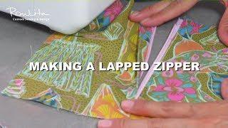 Sewing Technique: Making a Lapped Zipper