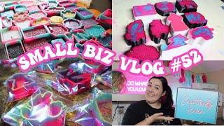 Small Business Vlog #52/ WORK WITH ME / Packaging Orders, Restocking Car Freshies + Shirts ,Giveaway