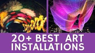 Best ART INSTALLATIONS: 20+ optical illusions & modern art-projects