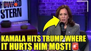 Kamala EXPOSES Trump’s ACHILLES’ HEEL On Howard Stern Show