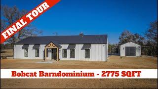 Bobcat Barndominium - 2,775 sqft - 3 Bedroom - 3 bath - Barndominium Tour