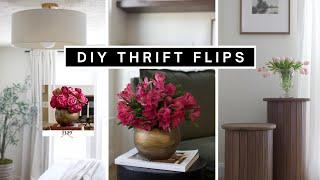 DIY HOME DECOR + FURNITURE THRIFT FLIPS BECAUSE WHO CAN AFFORD POTTERY BARN?!