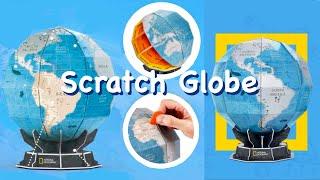 Scratch Globe | Earth | Solar System ASMR