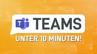 ‍ Microsoft Teams in unter 10 Min. erklärt (Tutorial)