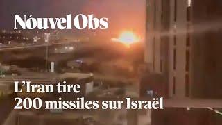 Israël, cible d'un tir massif de missiles en provenance d'Iran