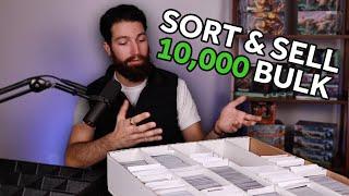 How I Sort & Upload 10,000 MTG Bulk Cards on TCGPlayer