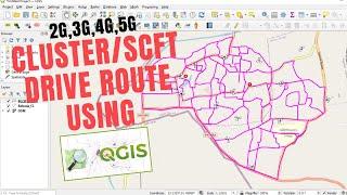 QGIS Tutorial for Telecom :How to make drive test route using QGIS for SCFT or Cluster Drive test