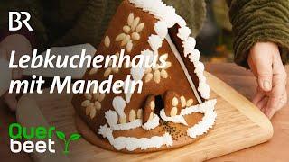 Lebkuchenhaus mit Mandeln