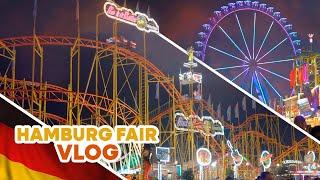 We Went to a CRAZY German Fair! Riding Unhinged Attractions in Hamburg!