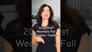 MOST WEARABLE 2024 FALL FASHION TRENDS FOR THE CLASSIC DRESSER #fashionover40 #fashionover50