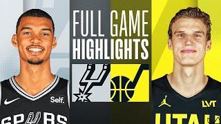 San Antonio Spurs vs Utah Jazz FULL GAME HIGHLIGHTS｜2023-24 NBA Season｜2/25 2024