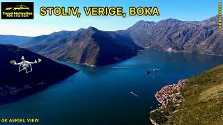 STOLIV Donji i Gornji, VERIGE, BOKA iz vazduha Novembar 2023 - STOLIV BOKA [4K Aerial View] MNE