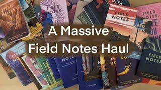 Oops I failed my stationery no-buy | a massive Field Notes haul