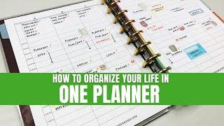 How To Organize Your Life In One Planner