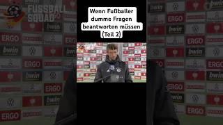 Wenn Fussballer dumme Fragen beantworten müssen (Teil 2) #klopp #kroos #müller #fussball #interview