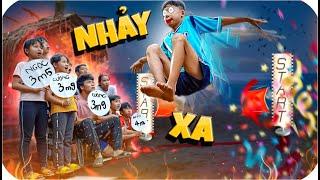 Tony | Thử Thách Nhảy Xa Ăn Kem Chiên - Long Jump