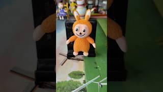 Diy Tranding Labubu  | SR ART & CRAFT CREATION|#creativeclayideas #tranding  #labubu #clayart #clay
