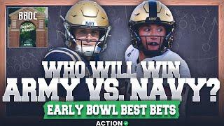 Who Will Win Army vs. Navy, Early Bowl Best Bets & More! | College Football Best Bets | BBOC