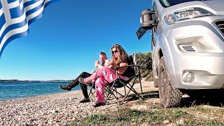 GREEK'S BEST KEPT SECRET BEACHES // Vanlife Greece