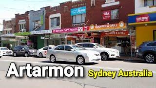 Walking to ARTARMON Shops & Train Station, Artarmon NSW, Sydney Australia