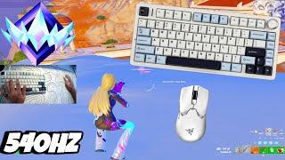 Aula F75 ASMR Unreal Ranked  Satisfying Keyboard Fortnite 540 FPS Smooth 4K