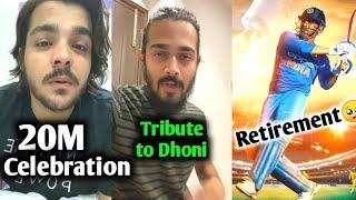 Ashish Chanchlani 20 Million Subscribers Celebration, BB ki vines Tribute to MS Dhoni, Thugesh