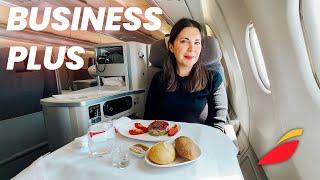 Volando en Iberia Business Class: Madrid - New York (4K)