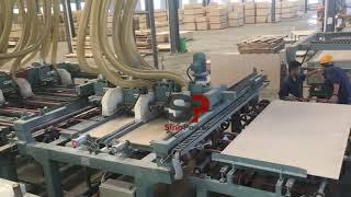 Fiber reinforced cement board production line