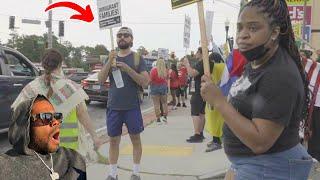 Rapper Goes To The ICE Riot & Shoots A Music Video Taunting The Cops (Immigrant Anthem)