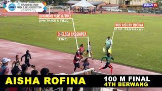 NUR AISHAH ROFINA 100 M PADUUUU!! CHELSEA TEMPAT KEDUA