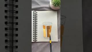 cup of tea  painting #art #tea #viral #shorts #drawing