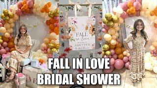 Ashlynn's 'FALL IN LOVE' Bridal Shower | DIY Bridal Shower