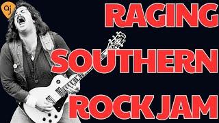 Raging Southern Rock Jam Track | Guitar Backing Track (A Minor /172 BPM)