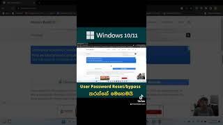 How to Reset/bypass Forgotten Windows 10/11 Password / Explained in Sinhala #window #windowsinstall