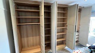 IKEA PAX HACK - fully fitted wardrobes