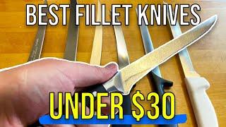 7 Best Fillet Knives Under $30 (Tested for over 3 months)