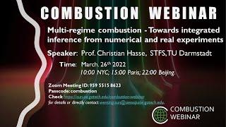 Multi-regime combustion - Towards integrated inference from numerical and real experiments