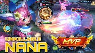 Unkillable Nana Best Build 2023 ~ No Death ~ Insane Damage Mage Build | MLBB