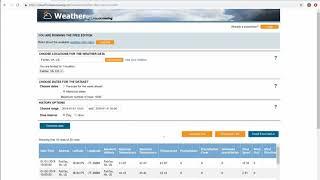 How to load historical weather data into Google Sheets